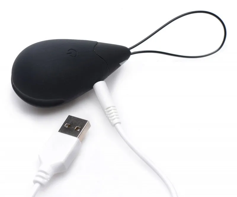 10x Silicone Vibrating Egg - Black