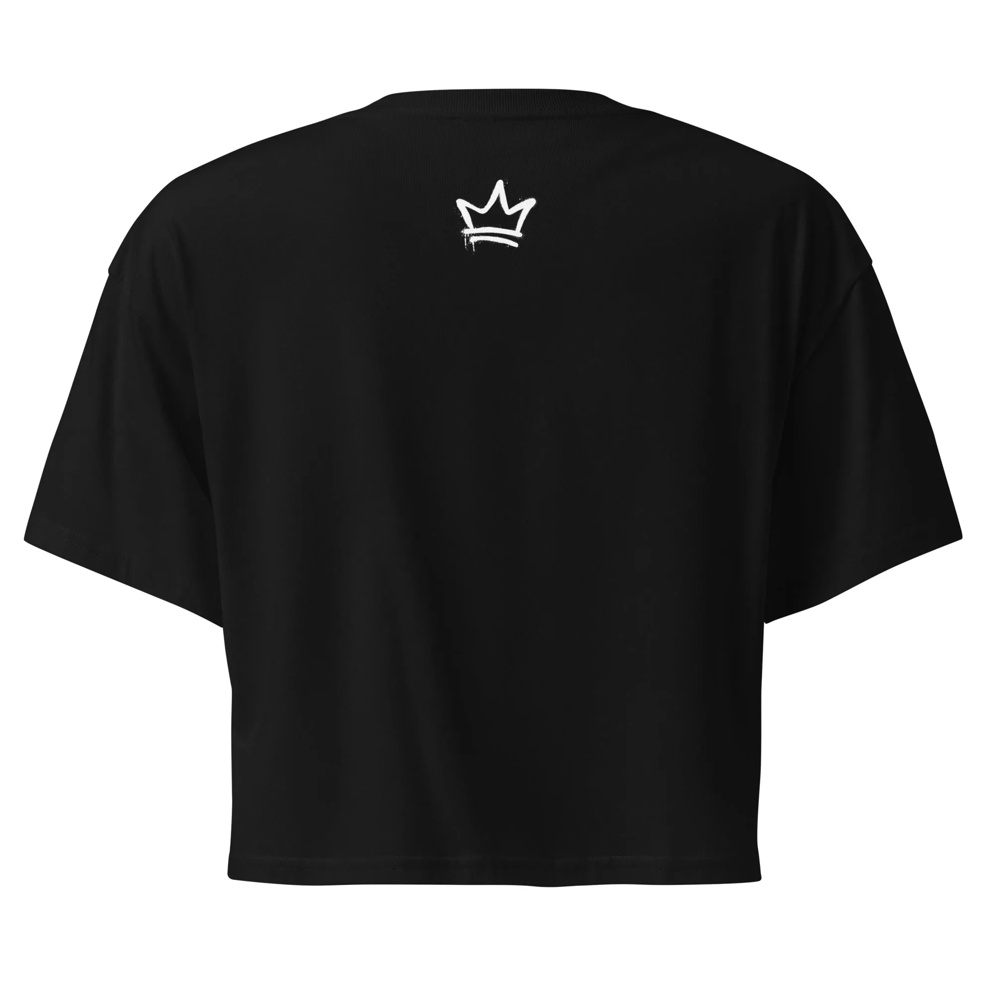 “2 Wheels 1 Attitude” Dark Colors Crop Top