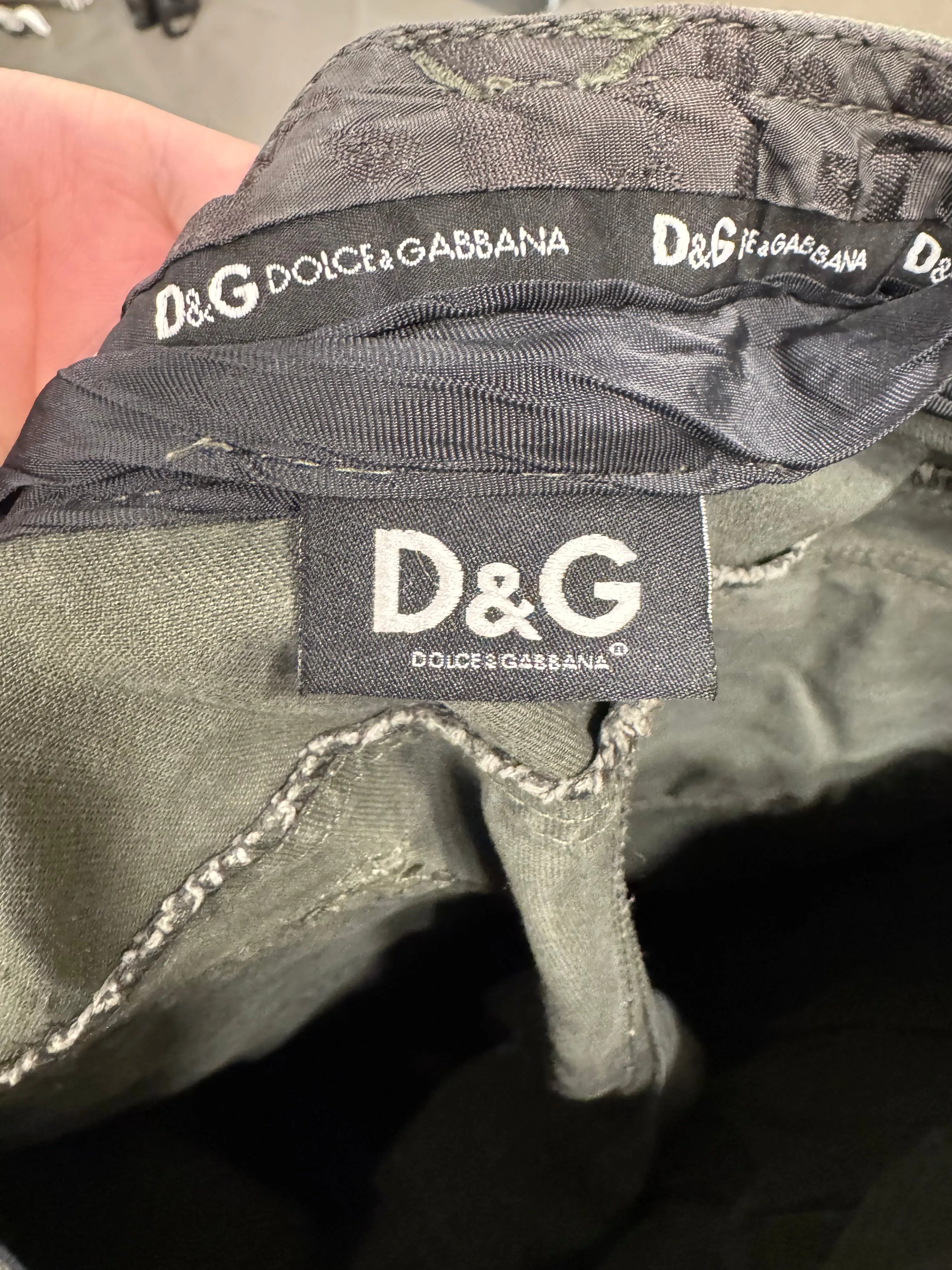 2000s Dolce & Gabbana multi pocket cargo pants