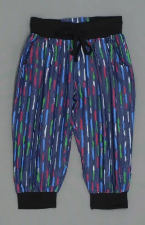 36 Point 5 Women's Patterned Chambray Capris Pants