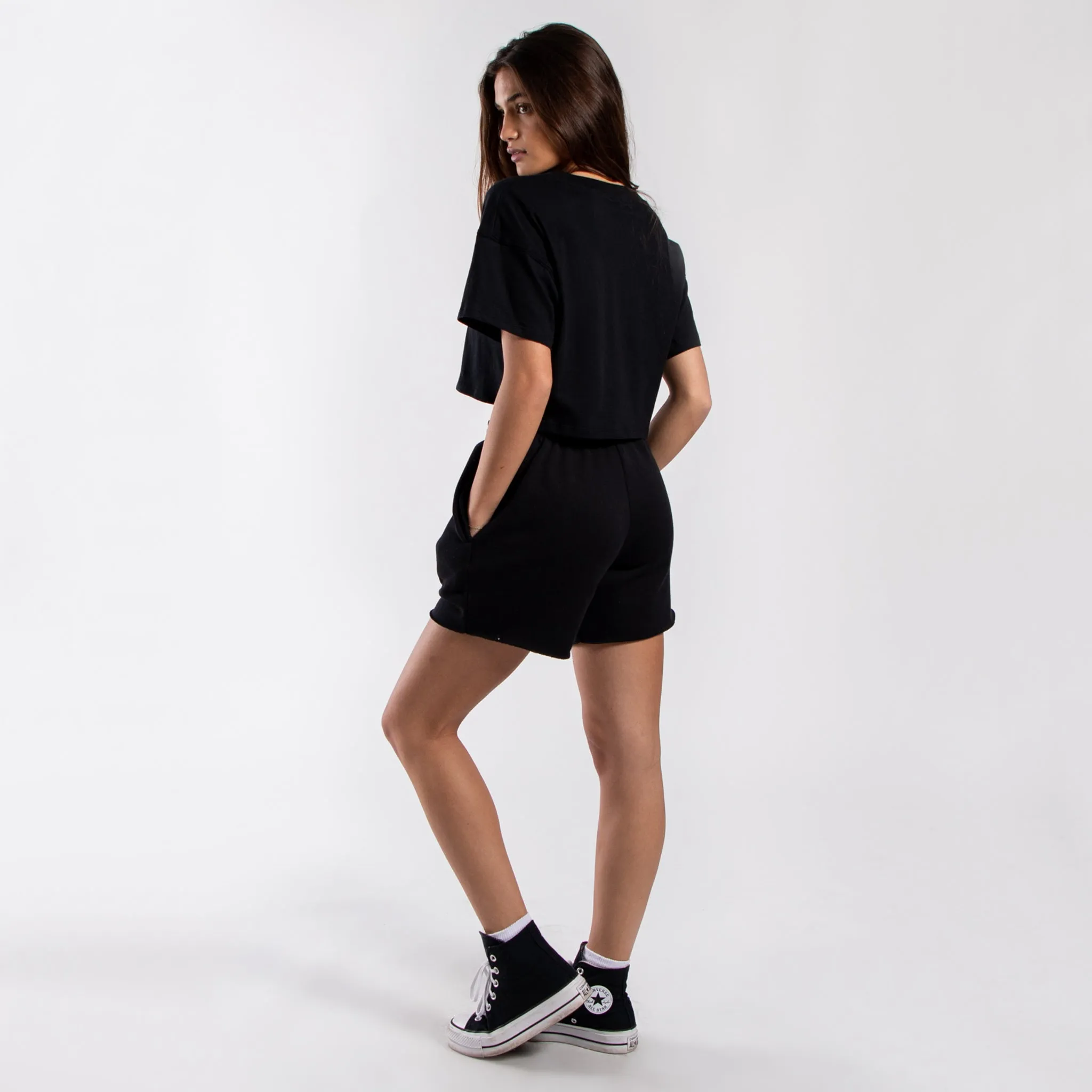 4000 - Women's Loose Cropped Tee