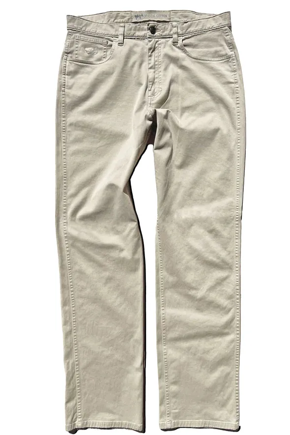 5 Pocket Stretch Twill Pant (Khaki)
