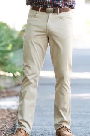 5 Pocket Stretch Twill Pant (Khaki)