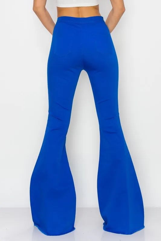 60% Off - Royal Blue Bell Bottoms
