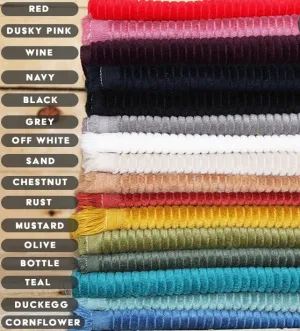 80CM DUCK EGG REMNANT JUMBO CORD 100% COTTON