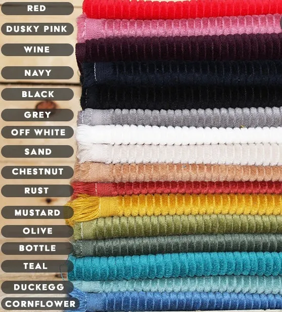 80CM DUCK EGG REMNANT JUMBO CORD 100% COTTON