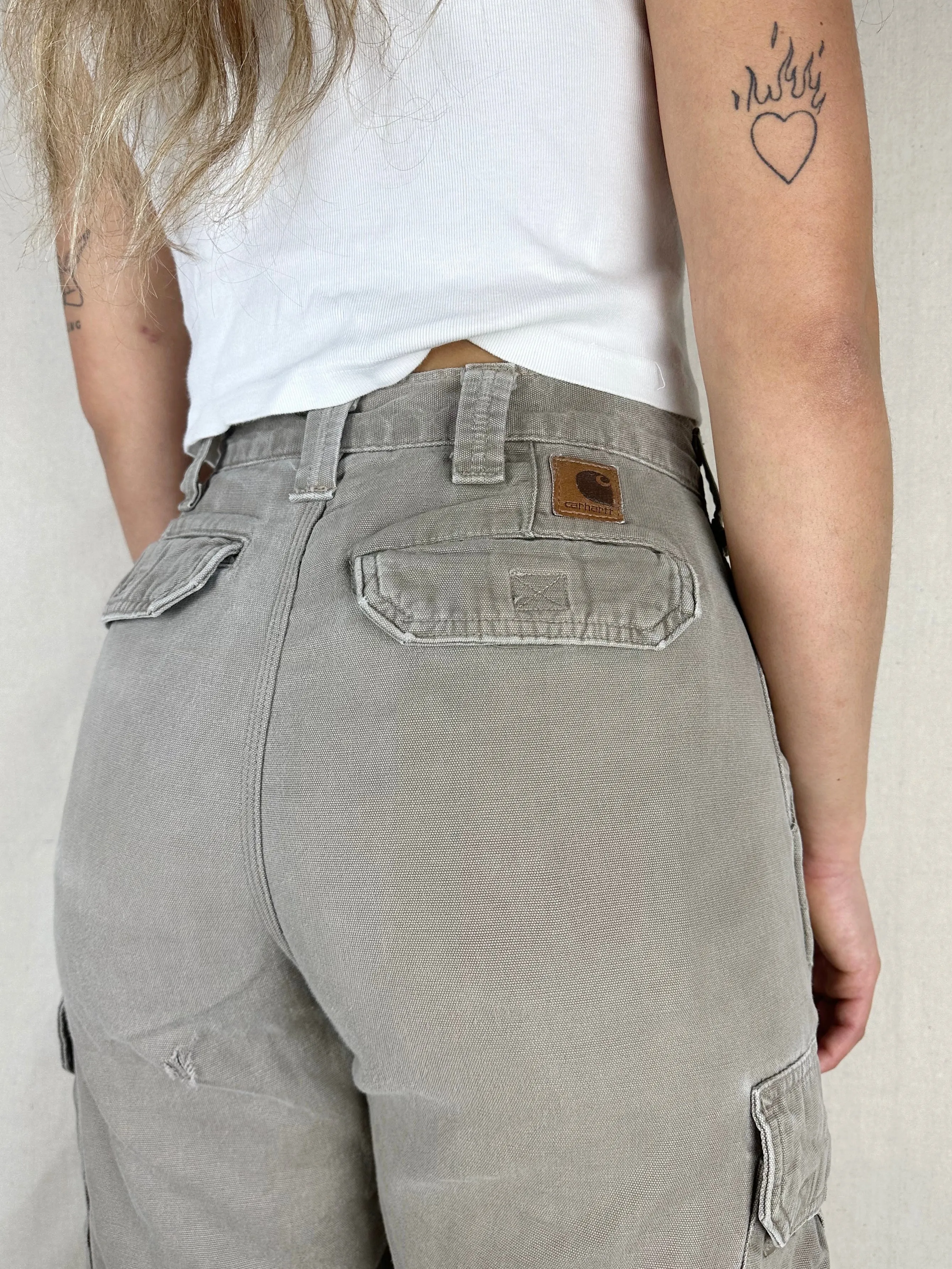 90's Carhartt Vintage Cargo Pants Size 28x26