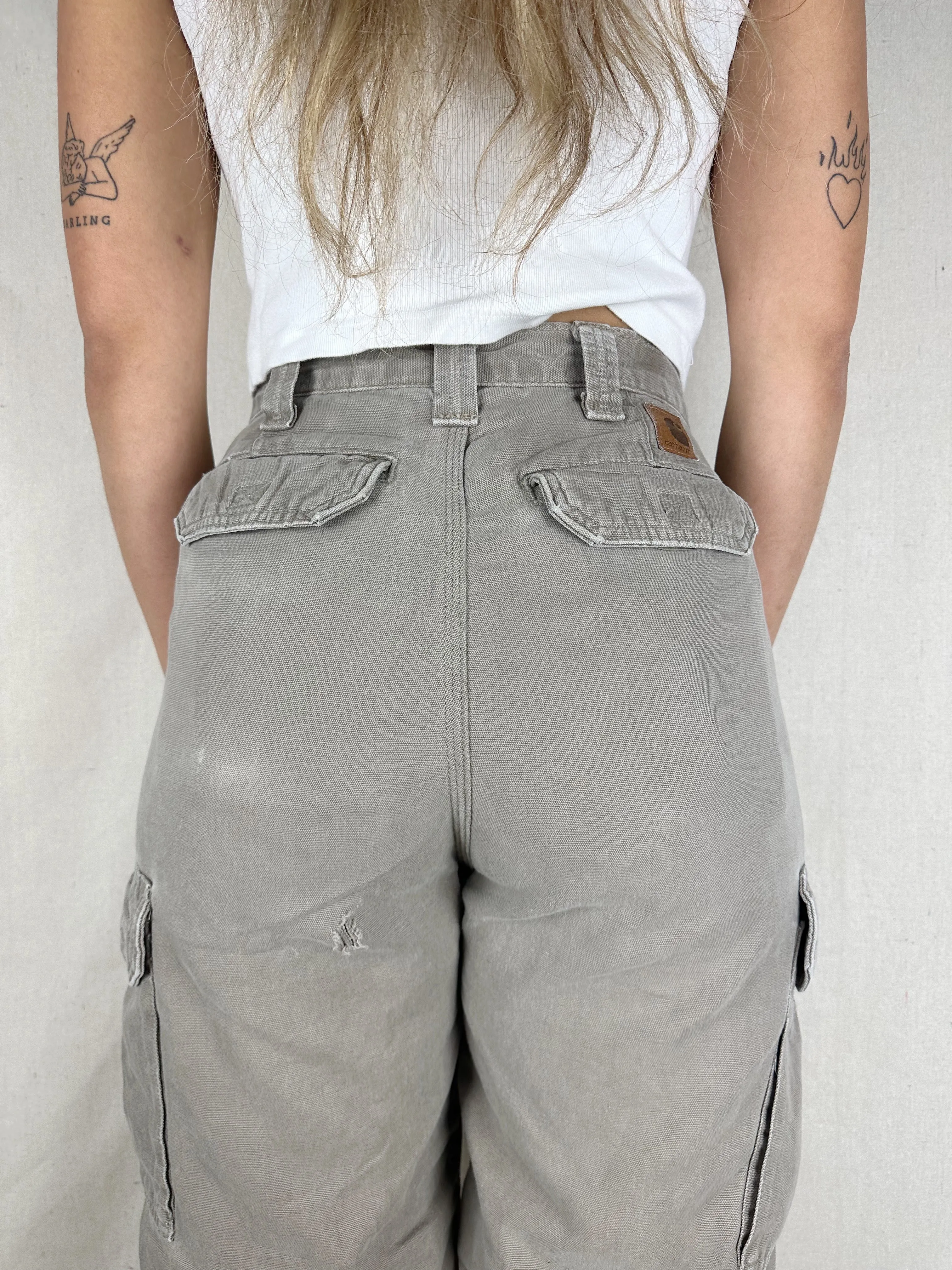 90's Carhartt Vintage Cargo Pants Size 28x26