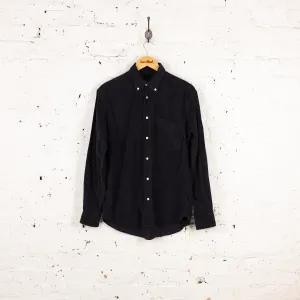90s Corduroy Shirt - Blue - M