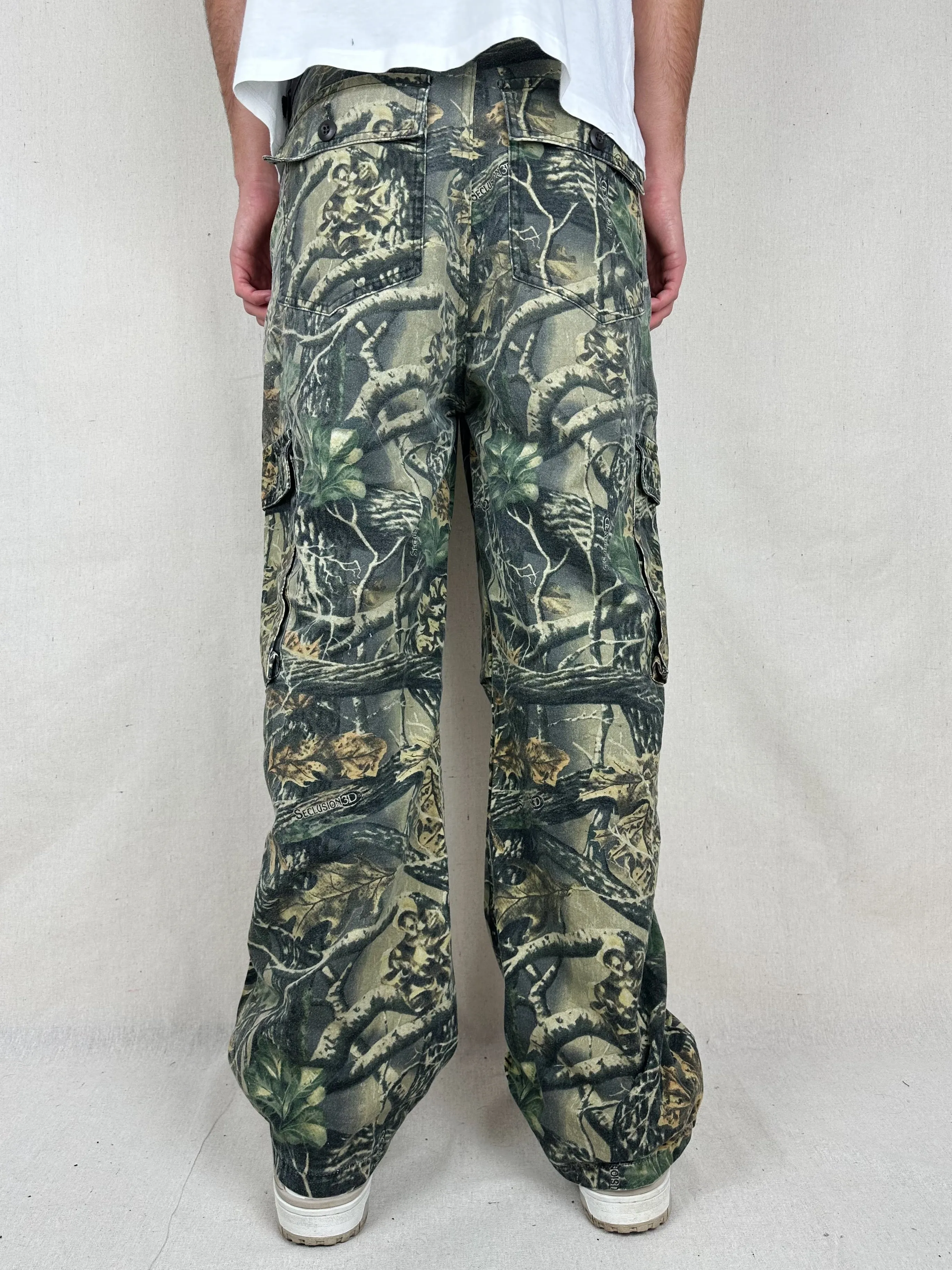 90's Realtree Camo Vintage Cargo Pants Size 32x30