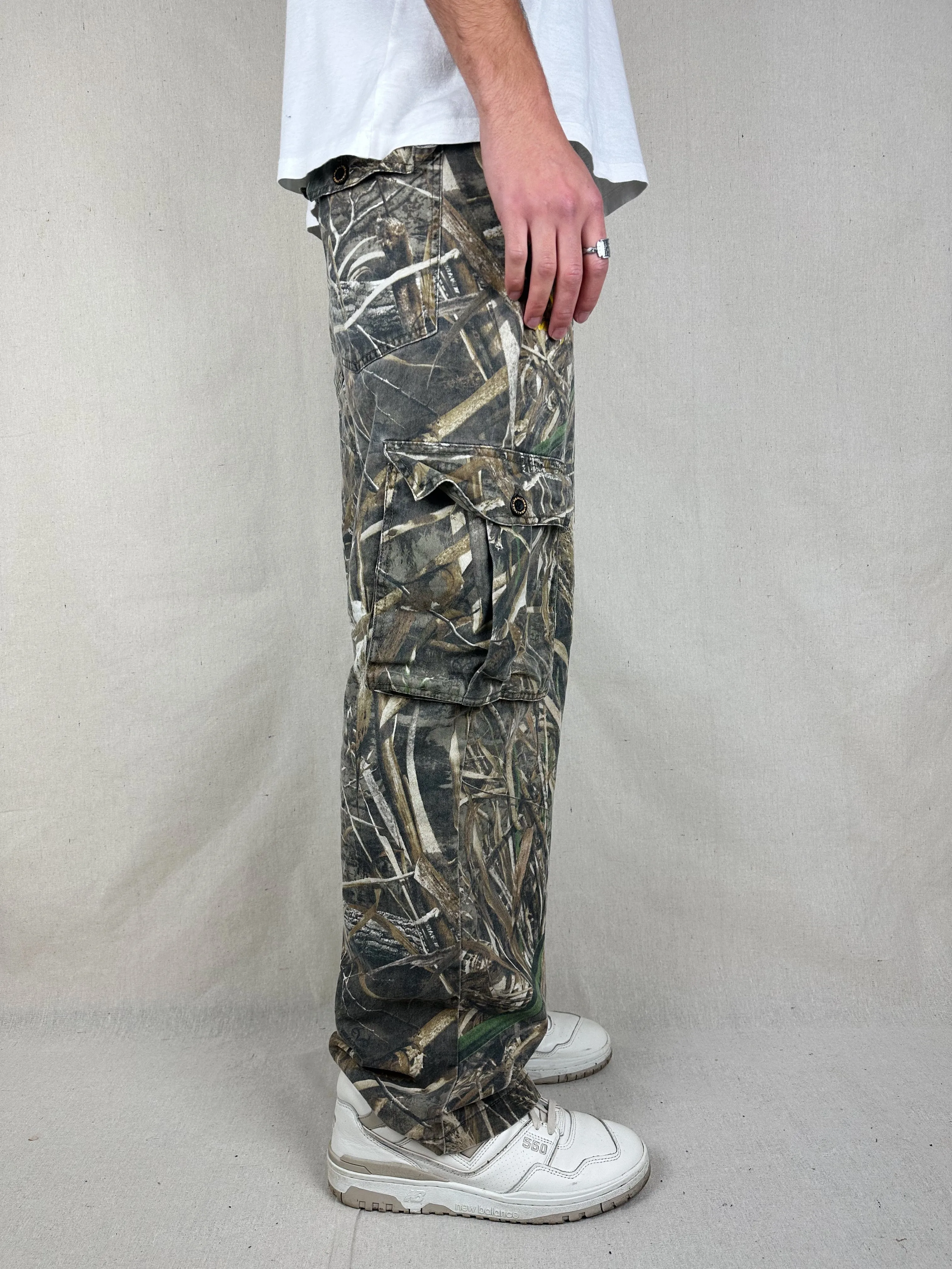 90's Realtree Camo Vintage Cargo Pants Size 32x31