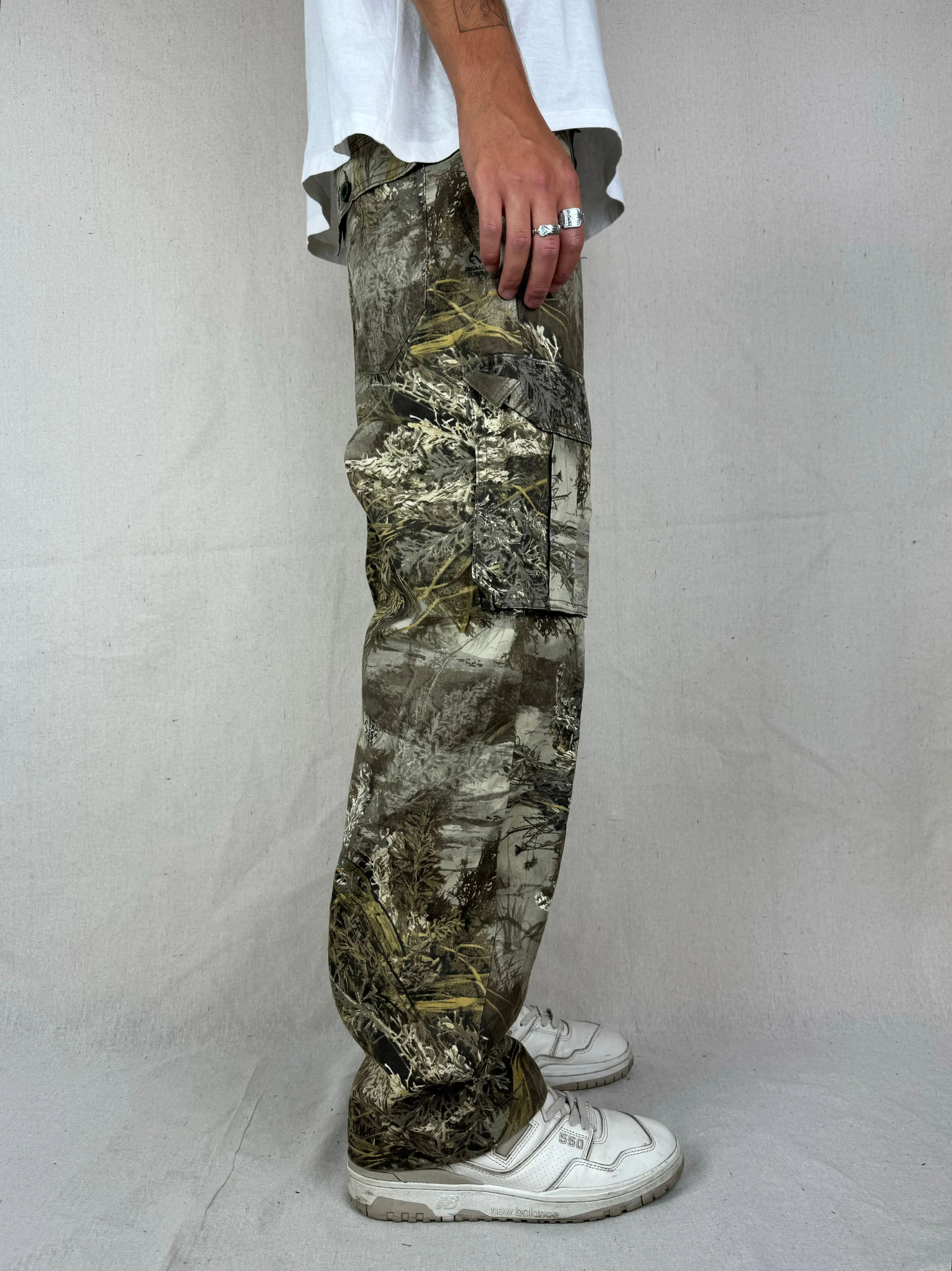 90's Realtree Camo Vintage Cargo Pants Size 33x31