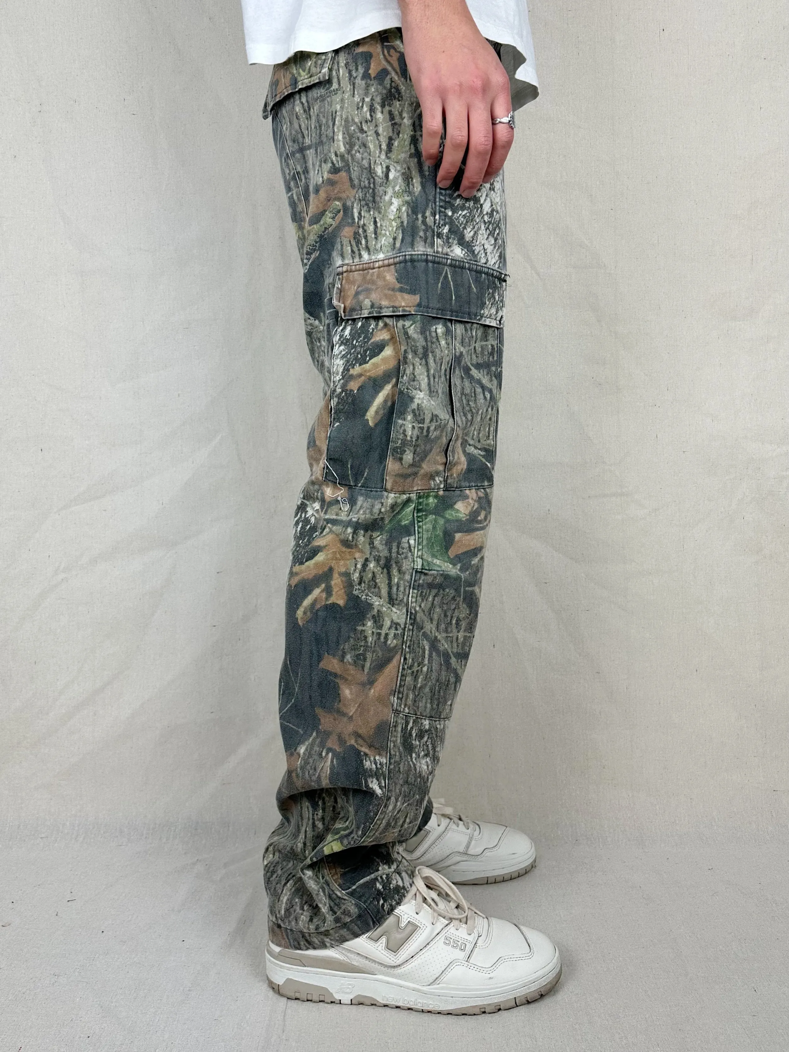 90's Realtree Camo Vintage Cargo Pants Size 33x32