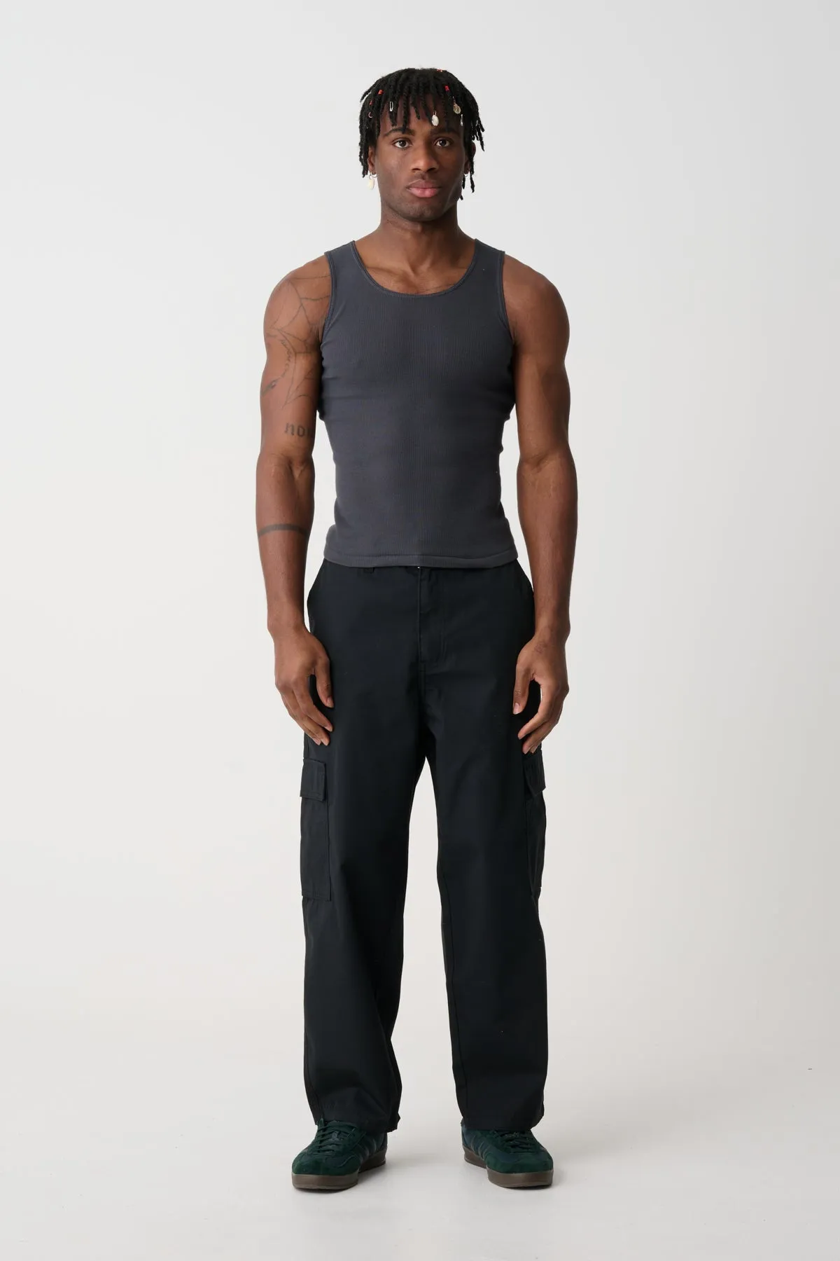 91 RIPSTOP CARGO PANT - BLACK