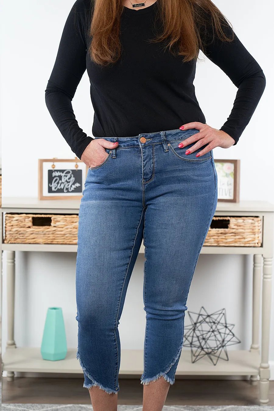 A Little Sass Capri Jeans