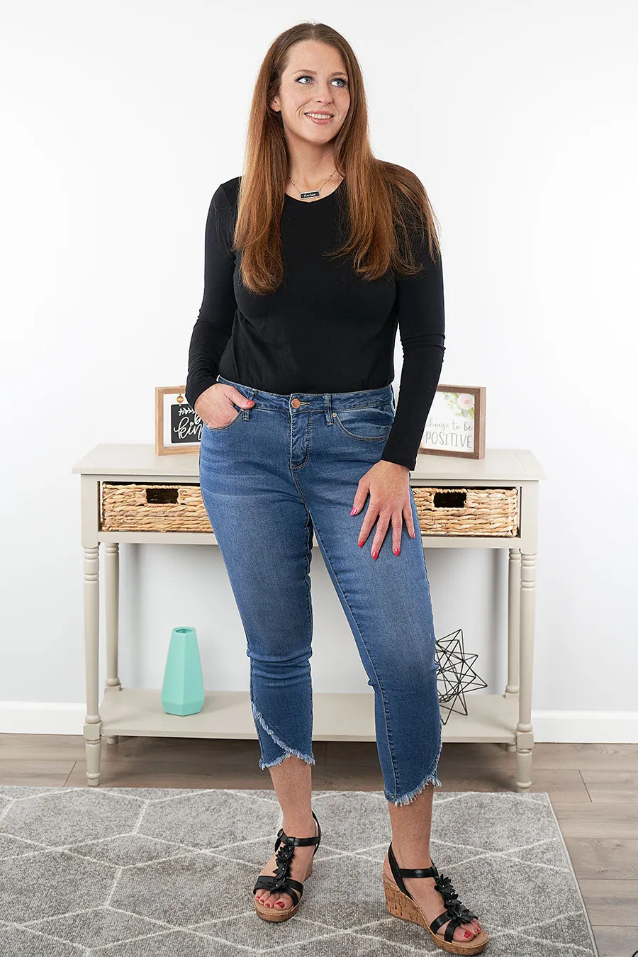 A Little Sass Capri Jeans
