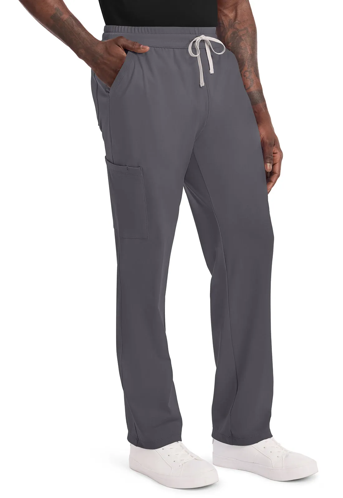 Achieve CK036 Men's 5 Pocket Straight Leg Pant Pewter