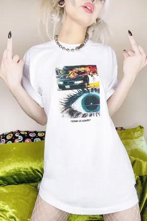 Acid Burn Tee White