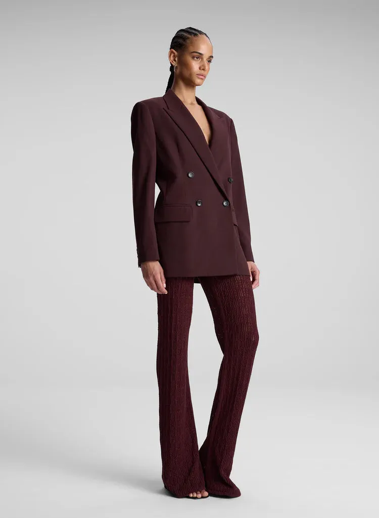 A.L.C. Calla Jacket in Chocolate Plum