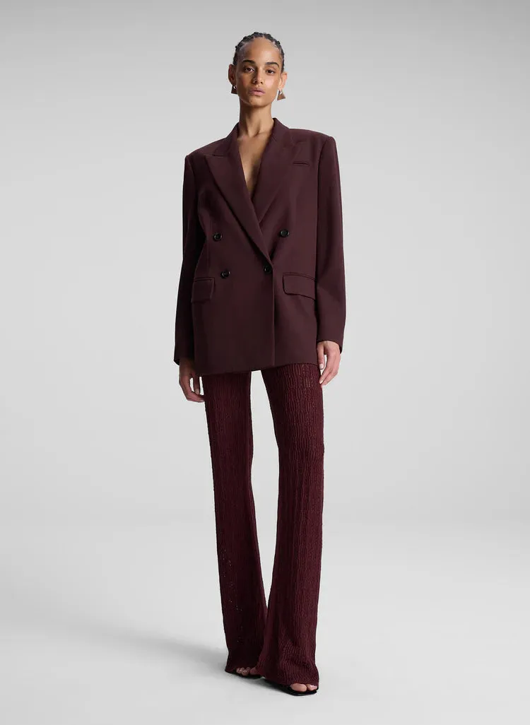 A.L.C. Calla Jacket in Chocolate Plum