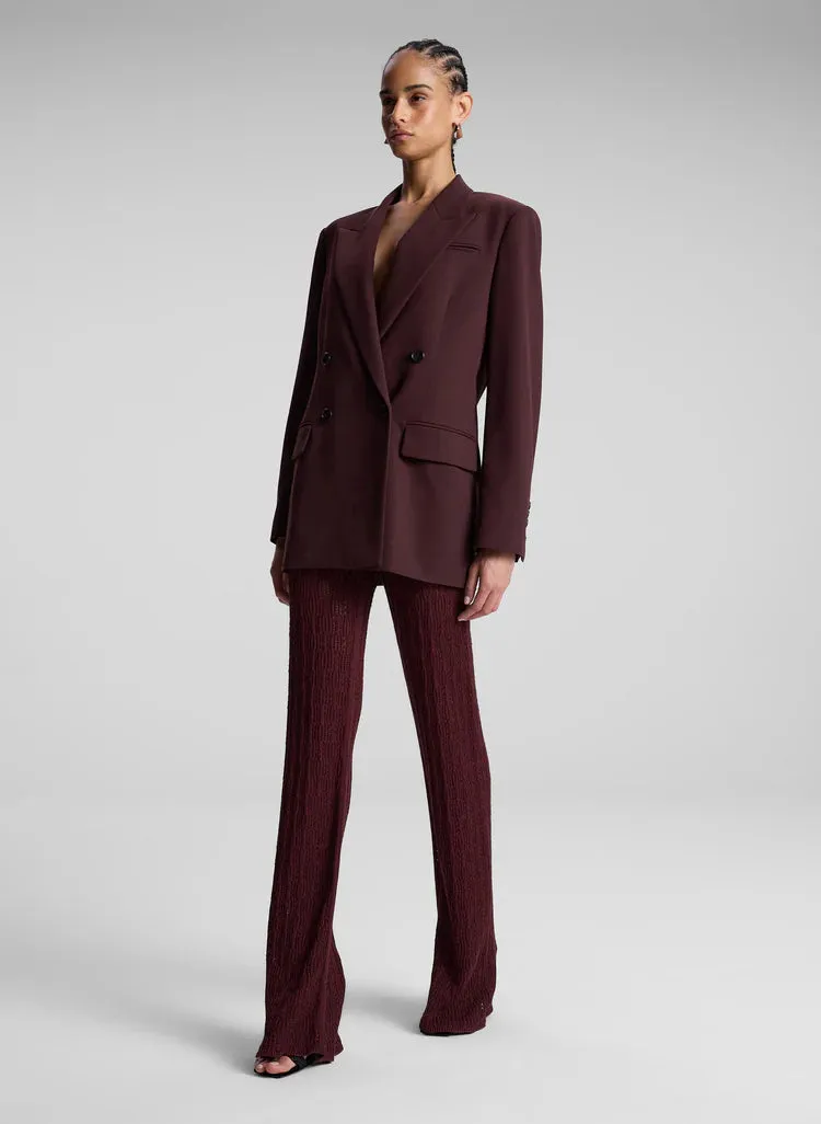 A.L.C. Calla Jacket in Chocolate Plum