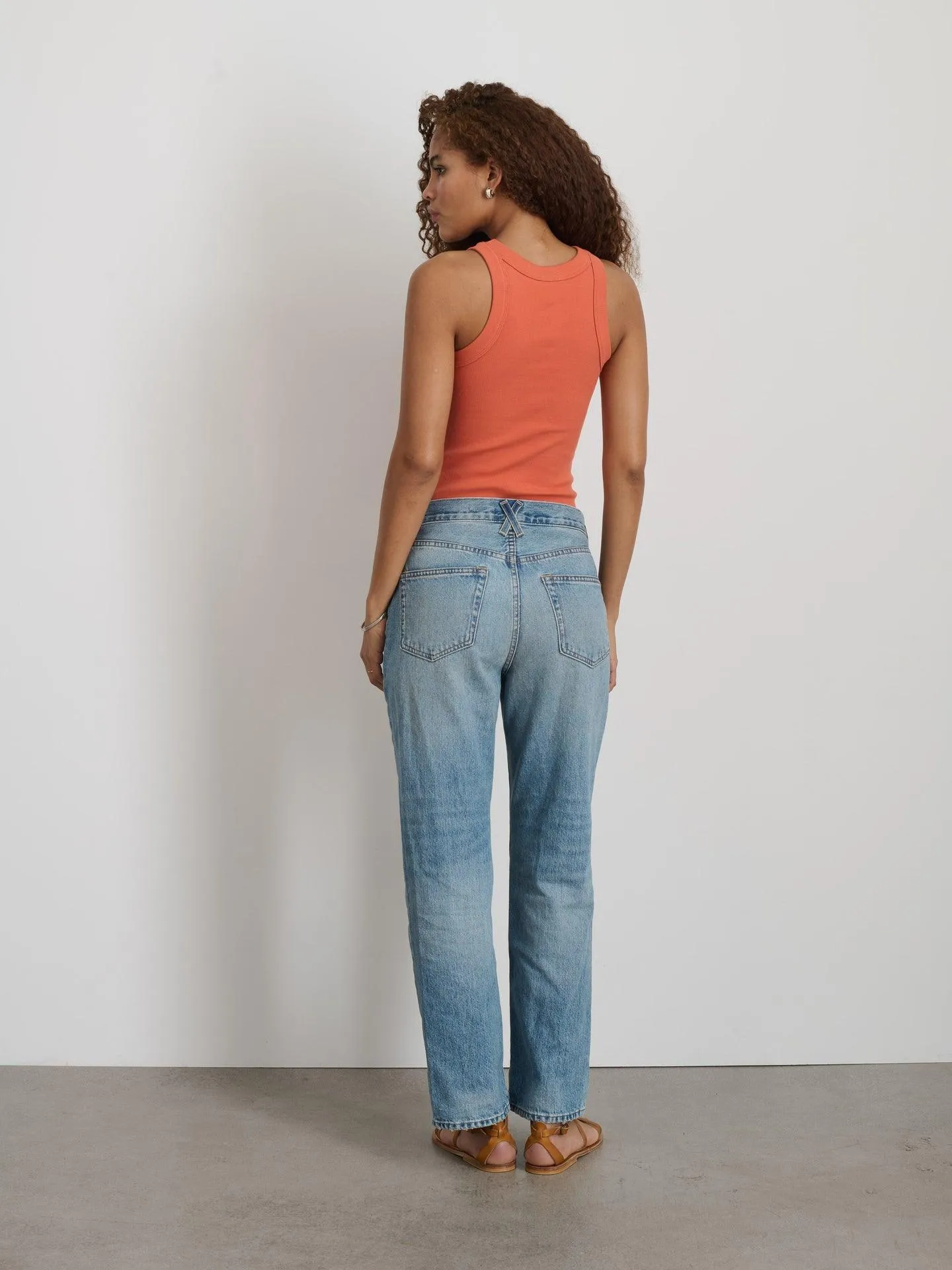 Alex Mill - Everyday Rib Tank Ginger