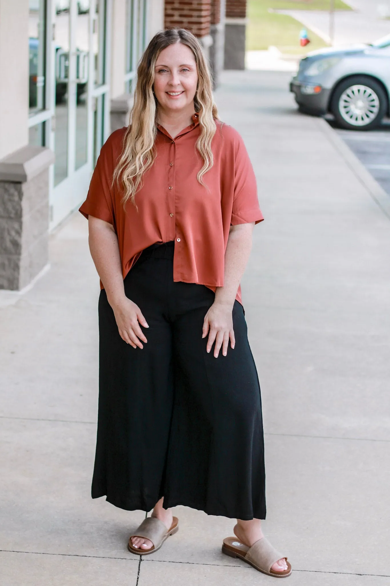 All My Love Black Linen Pants