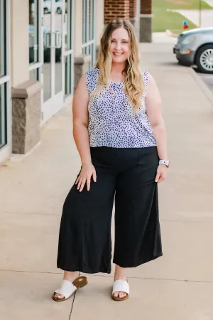 All My Love Black Linen Pants