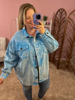Allowed to Feel Shacket - Sky
