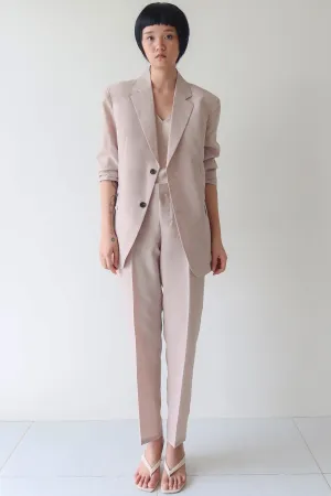 Almond Single Breasted Suit Set