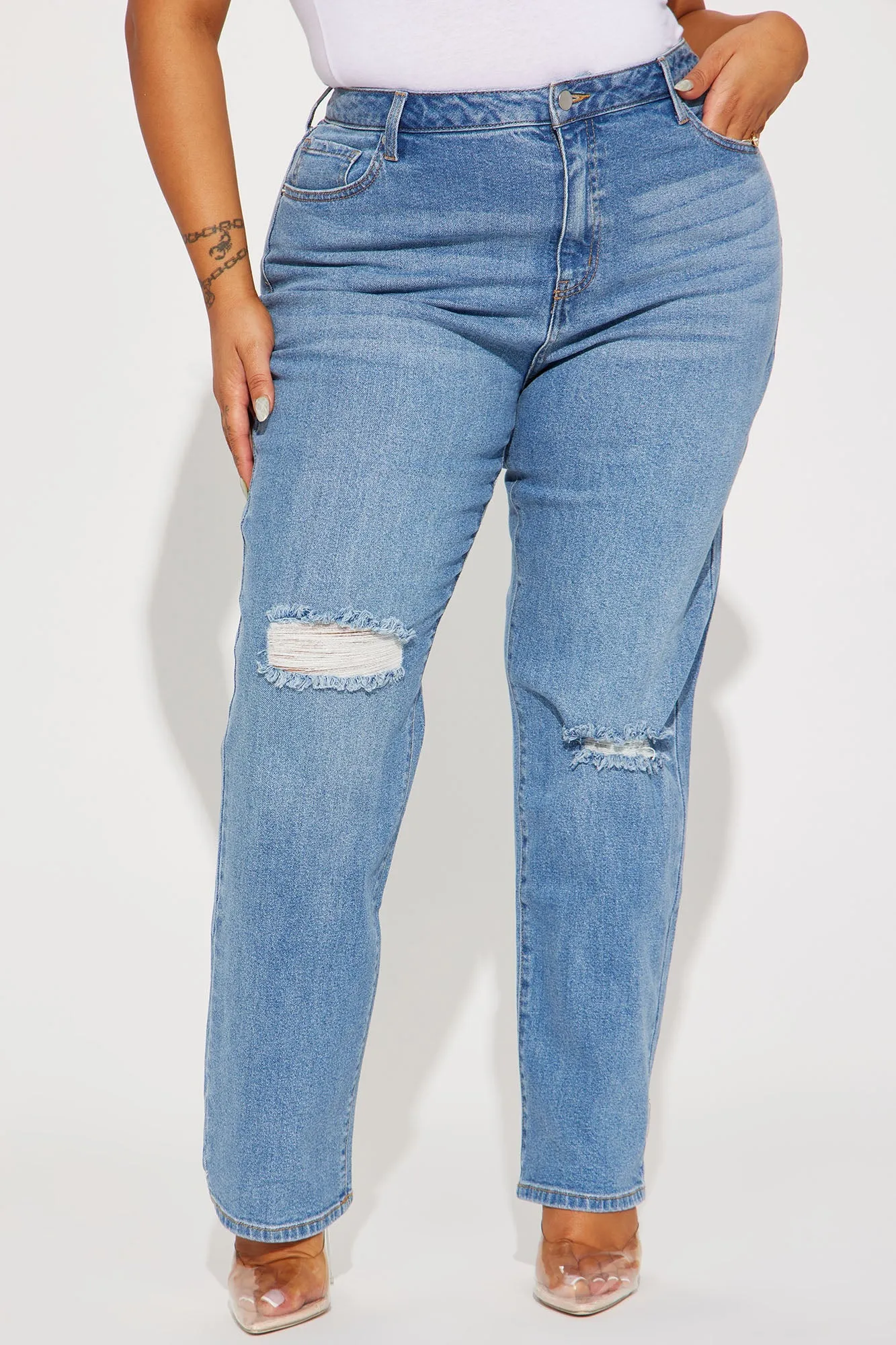 Always The Hero 90’s Straight Leg Jeans - Dark Wash