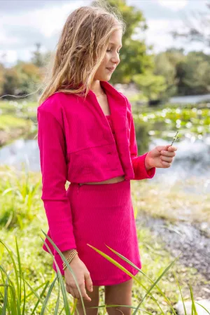 Amara Cropped Cord Jacket