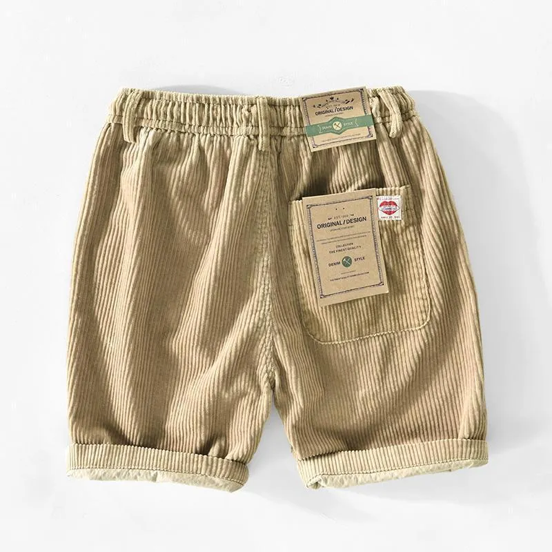 American Handsome Corduroy Shorts – Timeless Style, Modern Comfort