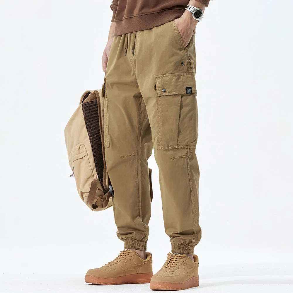 American Pocket Drawstring Cargo Pants