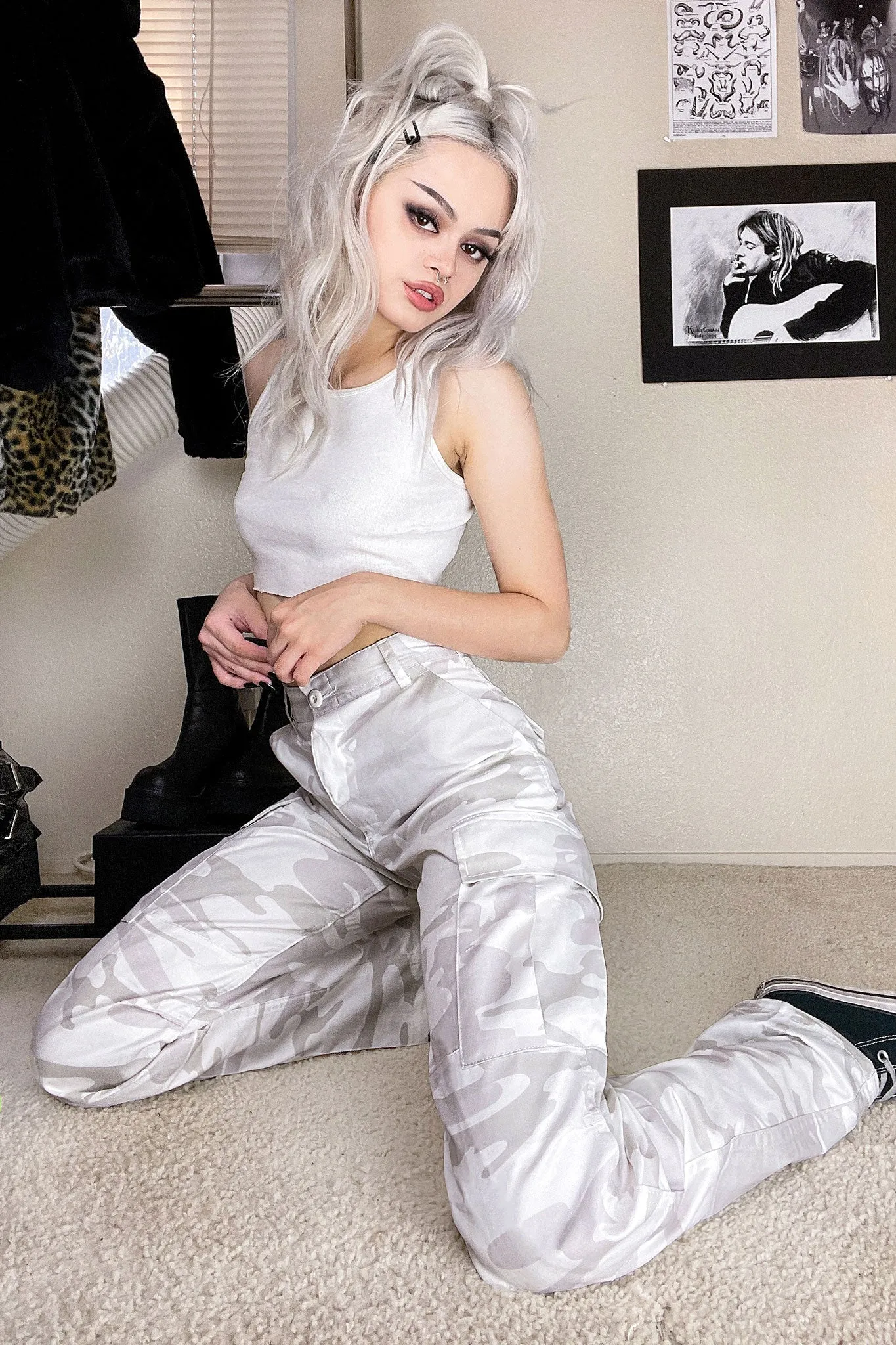 Angel Camo Cargo Pants