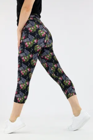 Angel Skull - Casual Capri Leggings
