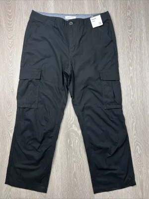 Anko Mens Regular Black Cargo Pants Size 36 (New)