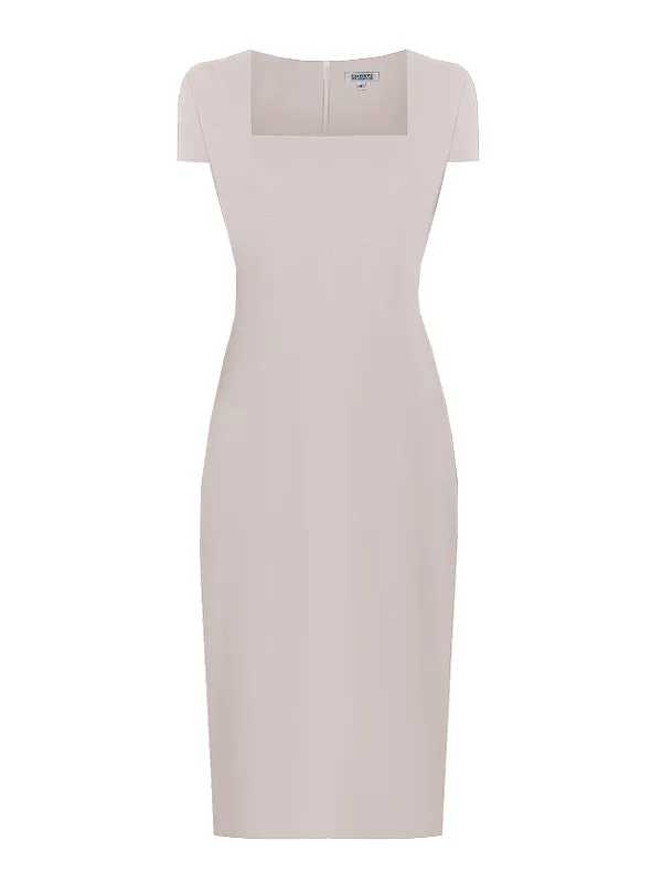 Antalya Sheath Dress with Short Sleeves