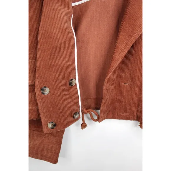 Anthropologie J.O.A Corduroy Cropped Utility Jacket