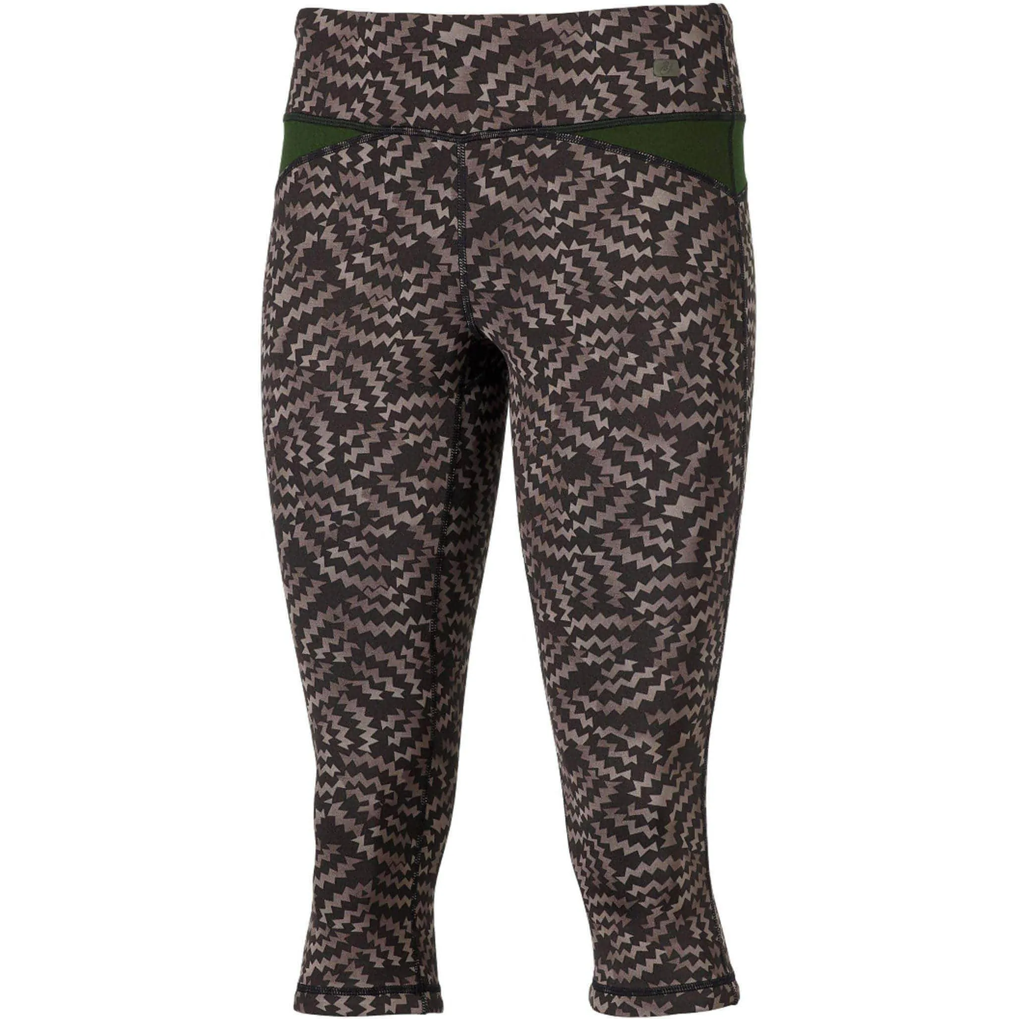 Asics Reversible Capri Womens 3/4 Training Tights - Black