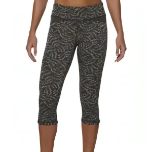 Asics Reversible Capri Womens 3/4 Training Tights - Black