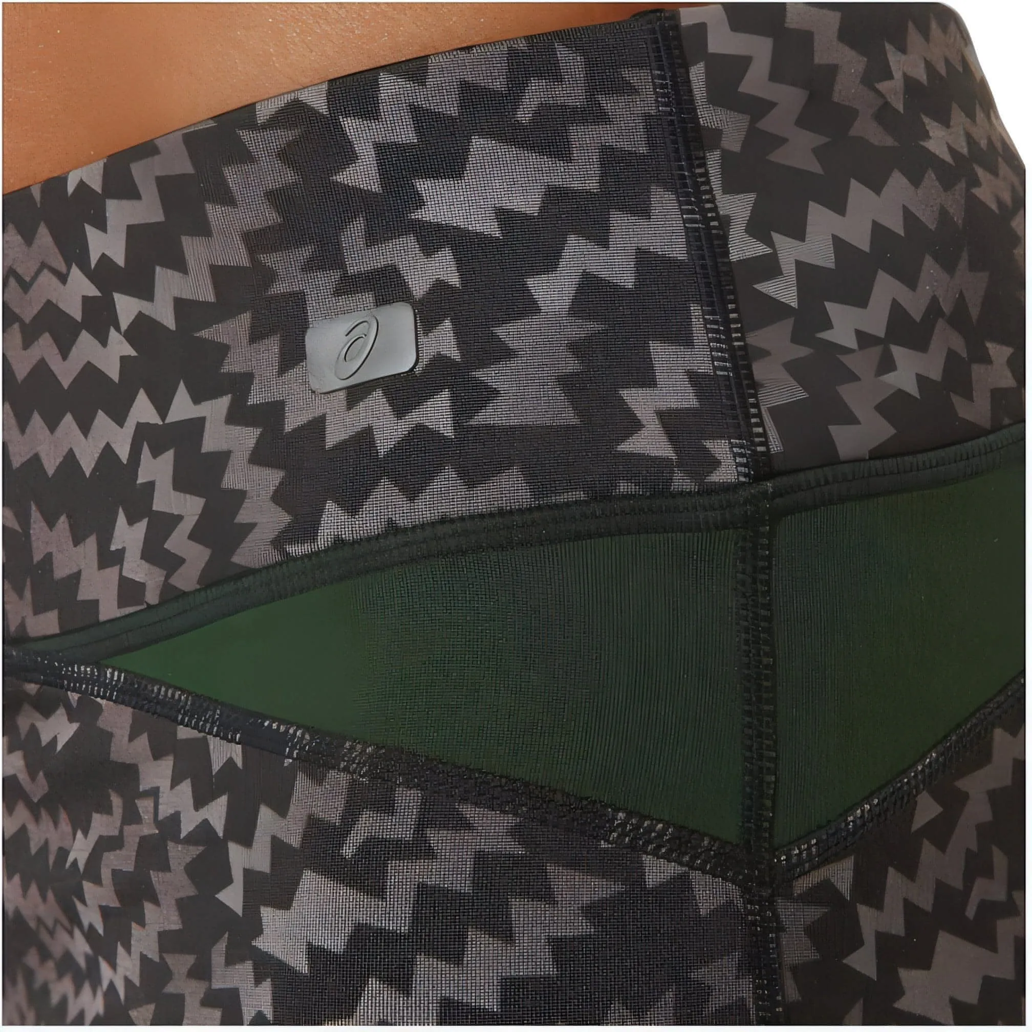 Asics Reversible Capri Womens 3/4 Training Tights - Black