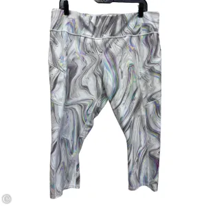 Athletic Capris By Athleta In Multi-colored, Size: Xl