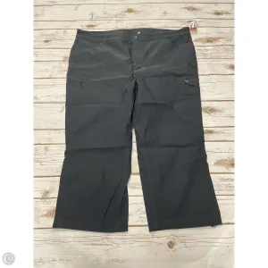 Athletic Pants By Eddie Bauer In Black, Size: 1x