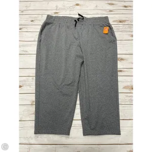 Athletic Pants By Tek Gear In Grey, Size: 1x