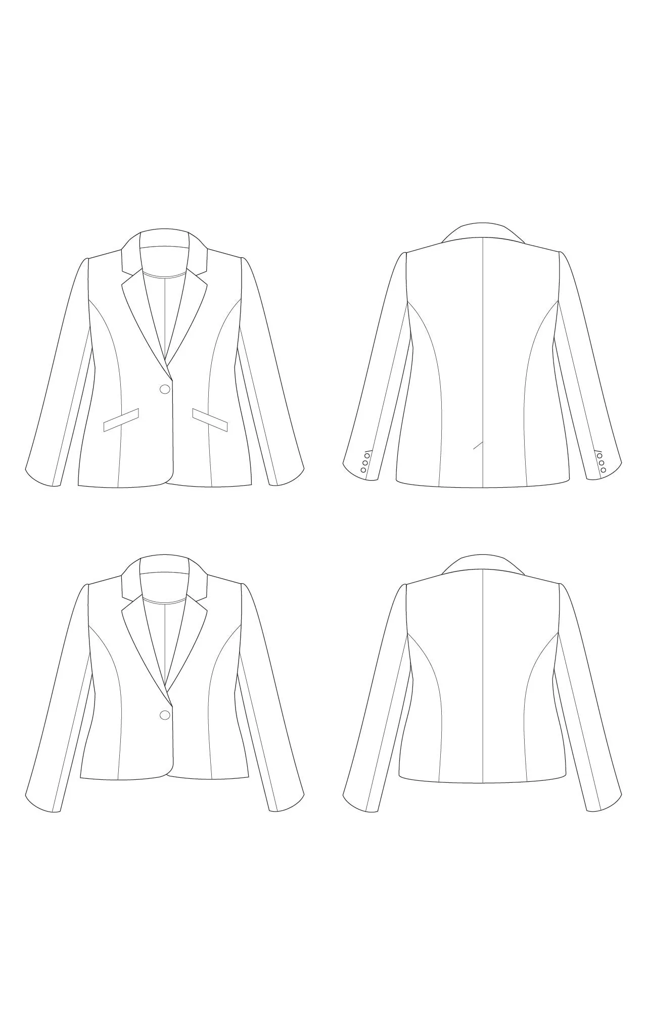 Auburn Blazer 12-32 PDF pattern