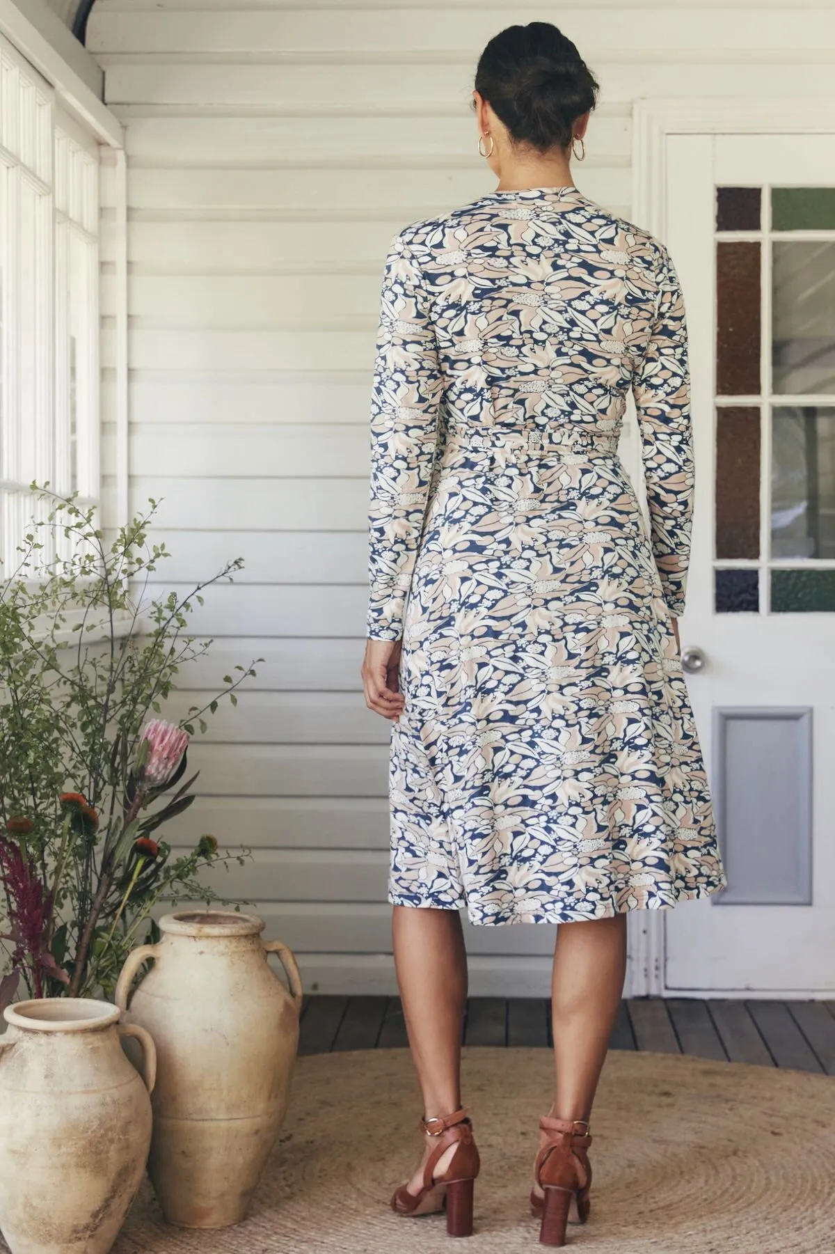 Audrey Wrap Dress - Luna