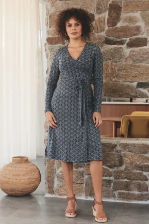 Audrey Wrap Dress - Nova