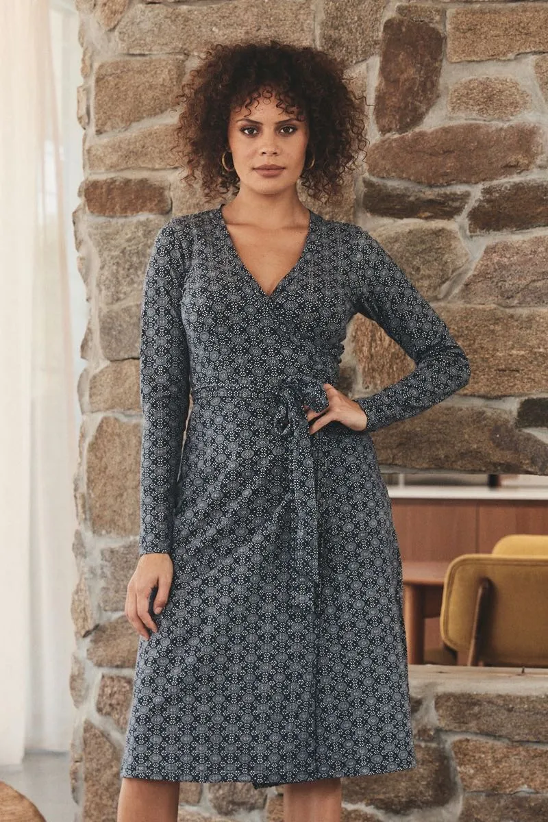 Audrey Wrap Dress - Nova
