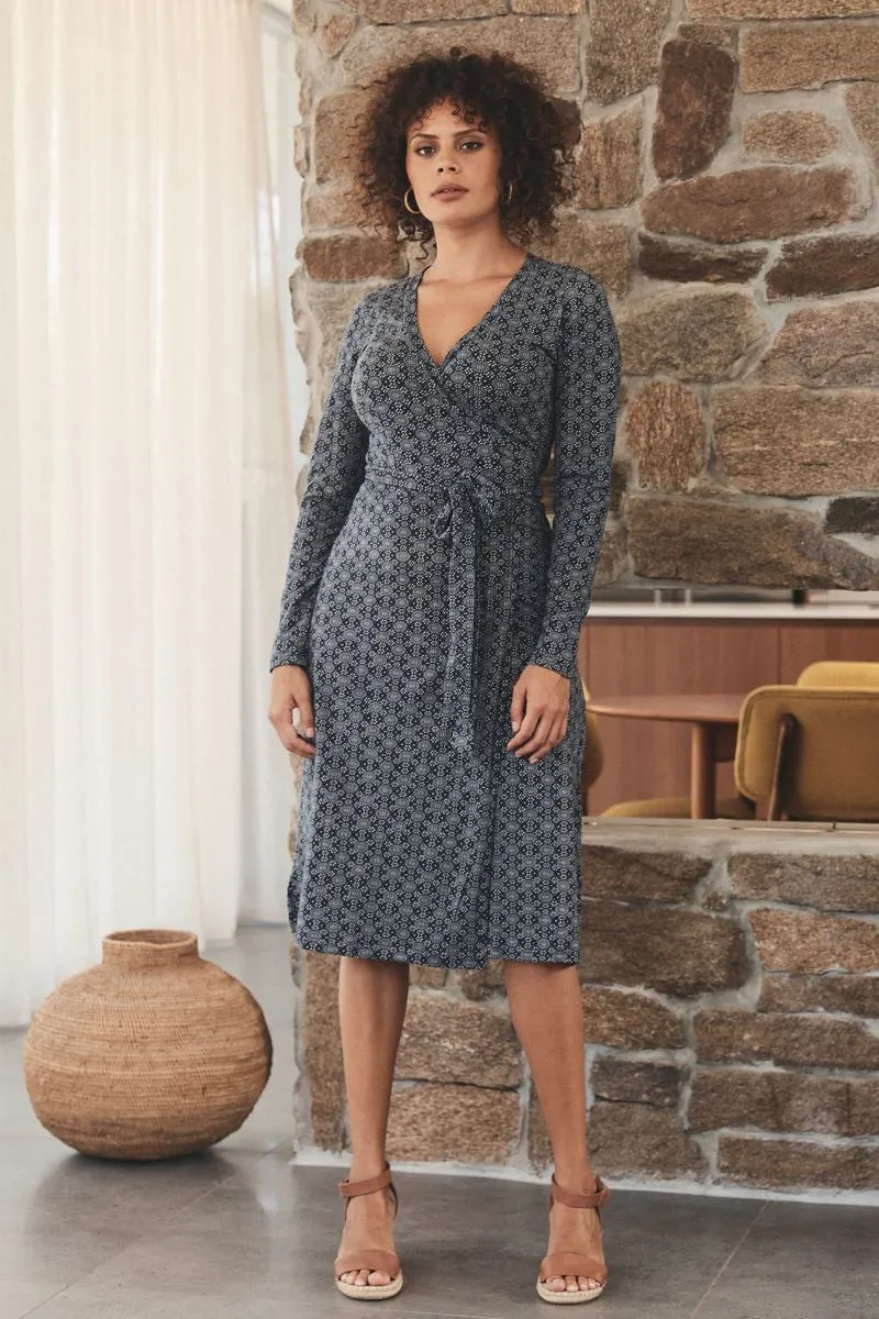 Audrey Wrap Dress - Nova
